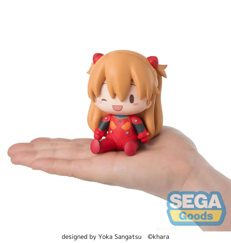 Evangelion: New Theatrical Edition Fuwa Petit Chibi figurka Asuka Plug Suit 8 cm fotografii produktu