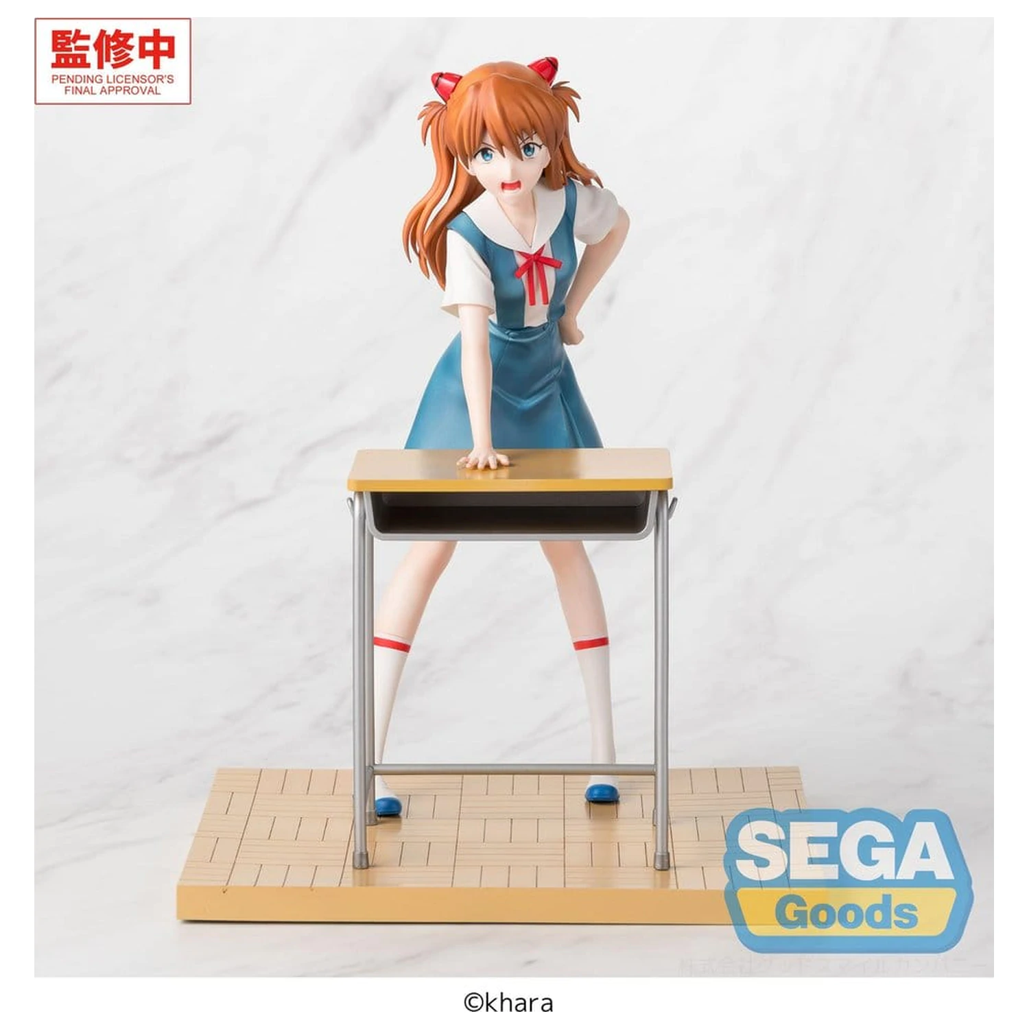 Evangelion: New Theatrical Edition XStellar PVC figurka Asuka Shikinami Langley Uniform Ver. 19 cm fotografii produktu