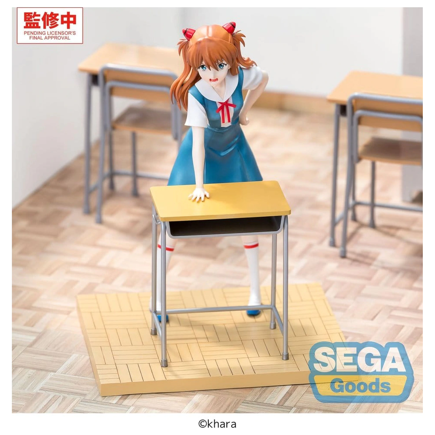 Evangelion: New Theatrical Edition XStellar PVC figurka Asuka Shikinami Langley Uniform Ver. 19 cm fotografii produktu