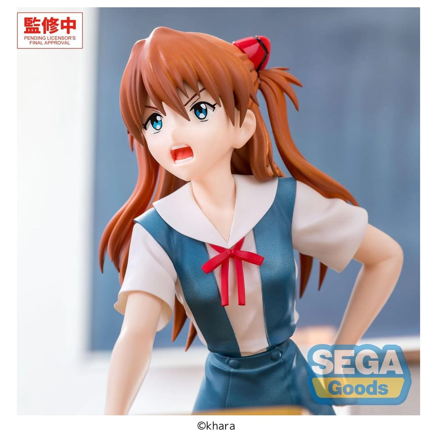 Evangelion: New Theatrical Edition XStellar PVC figurka Asuka Shikinami Langley Uniform Ver. 19 cm fotografii produktu