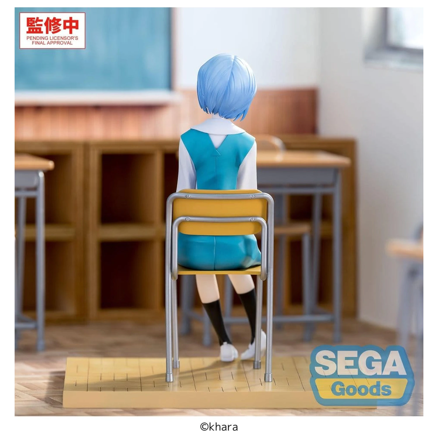 Evangelion: New Theatrical Edition XStellar PVC figurka Rei Ayanami Uniform Ver. 16 cm fotografii produktu