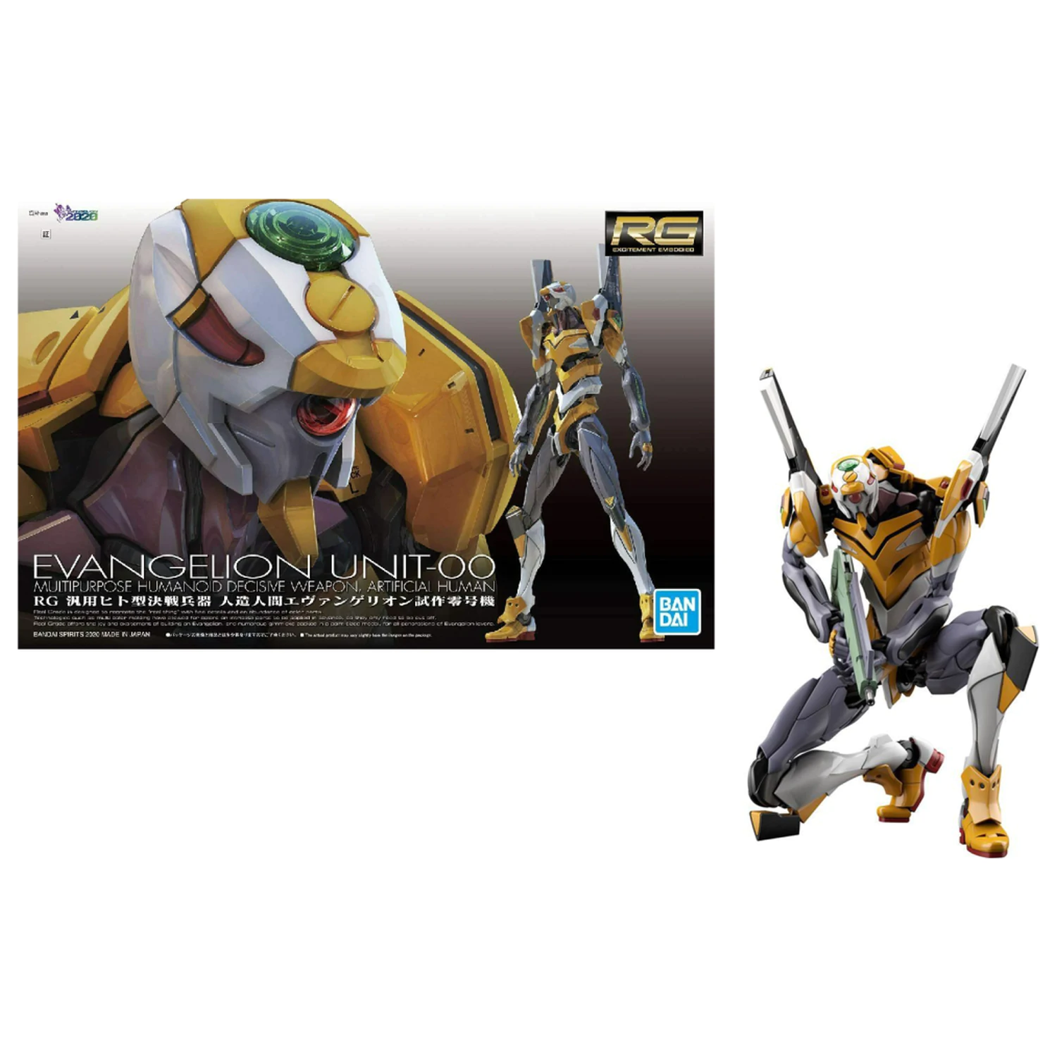 Evangelion RG NGE EVA Unit 00 Model Kit fotografii produktu