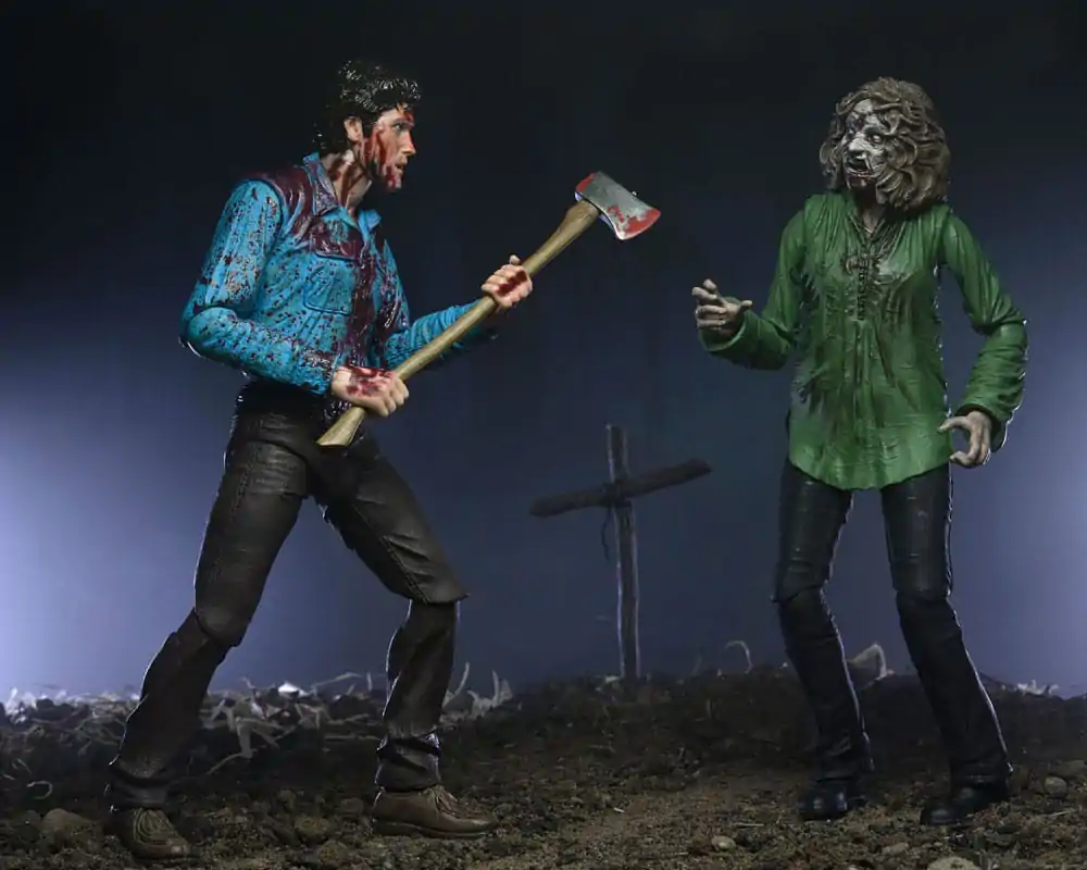 Evil Dead Ultimate Akční figurka 2-Pack Bloody Ash & Cheryl Williams 18 cm fotografii produktu