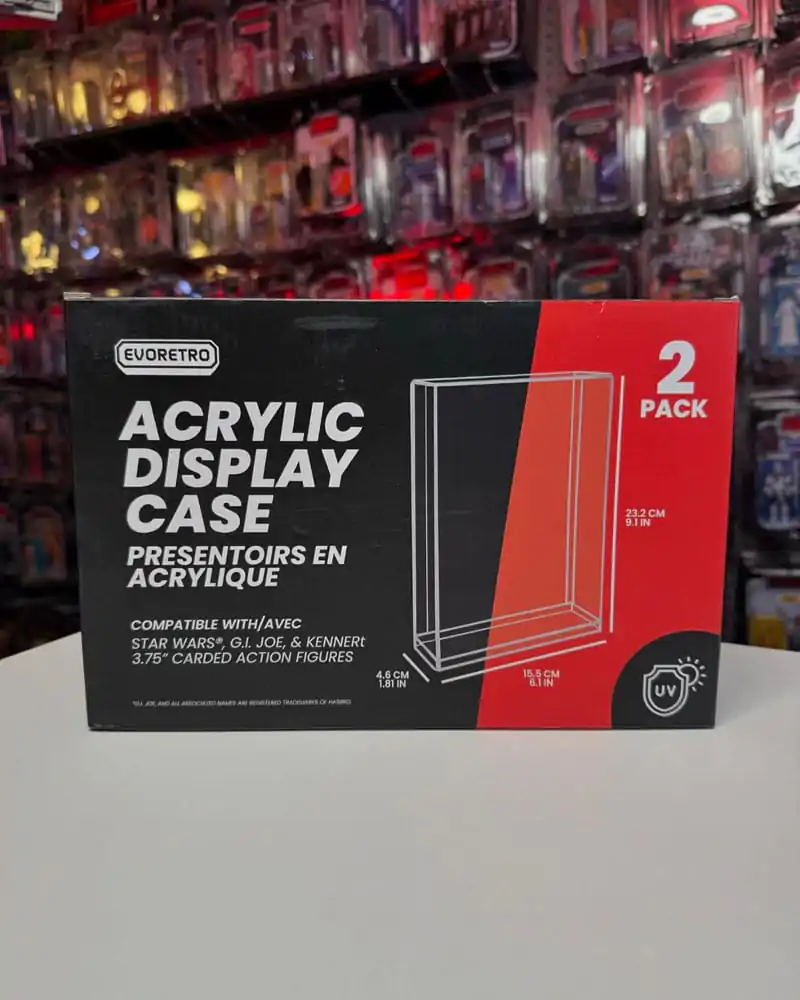 Evoretro Akrylové vitríny 2-Pack pro akční figurky fotografii produktu