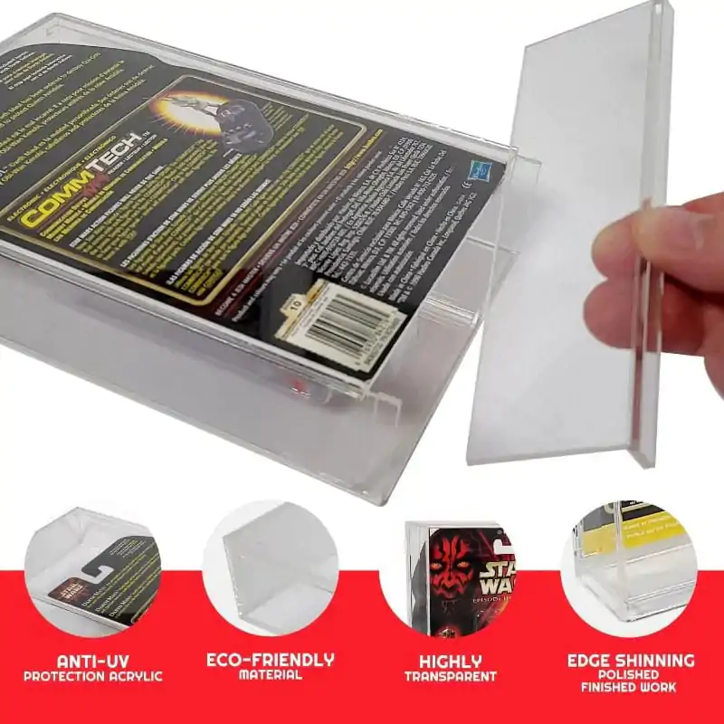Evoretro Akrylové vitríny 2-Pack pro akční figurky fotografii produktu