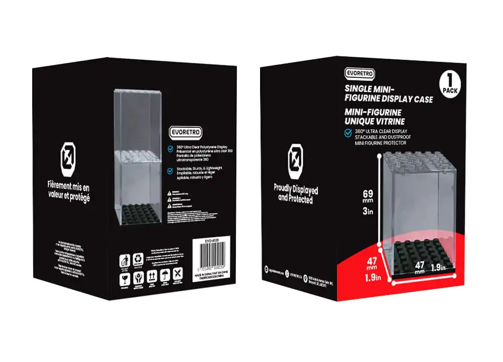 Evoretro Akrylová vitrína pro mini figurky Single Stackable fotografii produktu