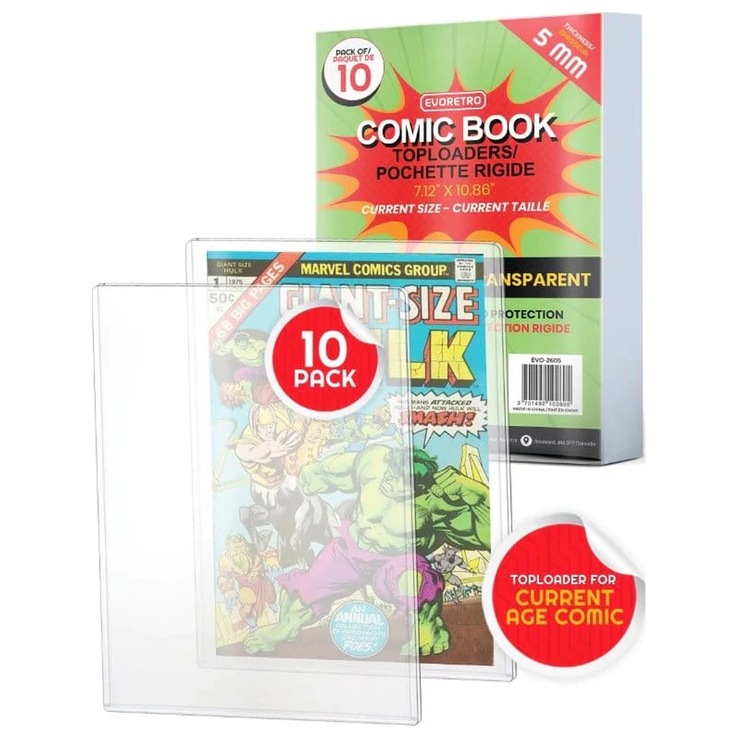 Evoretro Comics Topload Holder balení po 10 kusech Current fotografii produktu