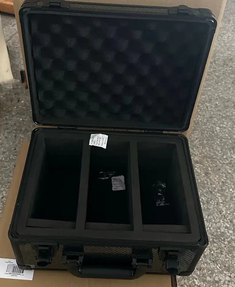 Evoretro Kufřík na sběratelské karty stříbrný/šedý Small fotografii produktu