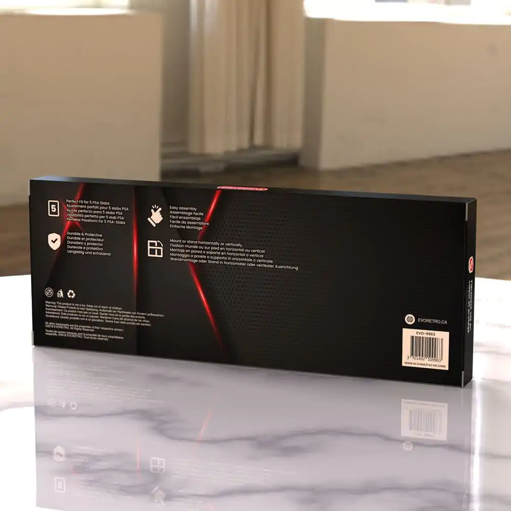 Evoretro Graded Card Display Frame pro 5 PSA Graded karet fotografii produktu