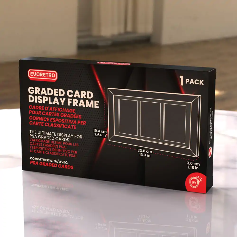 Evoretro Graded Card Display Frame pro 3 PSA Graded Karet fotografii produktu