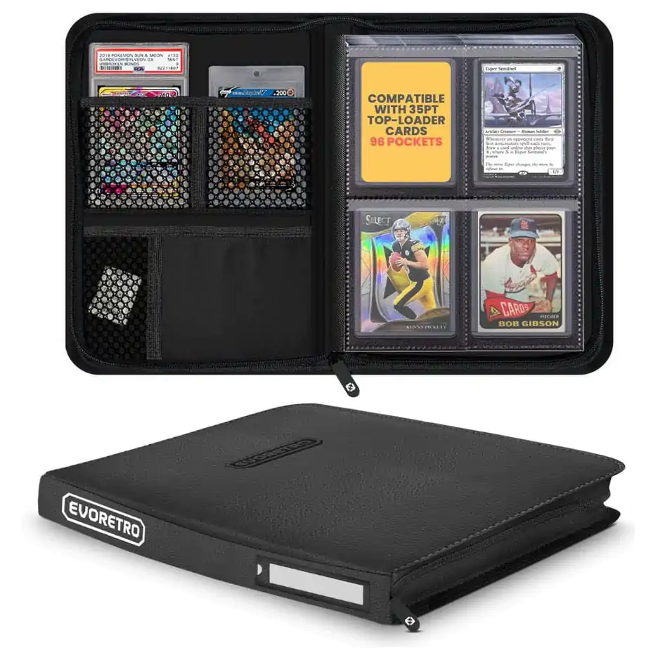 Evoretro Shield+ Topload Karty Binder Compact 96 Karet Černý fotografii produktu