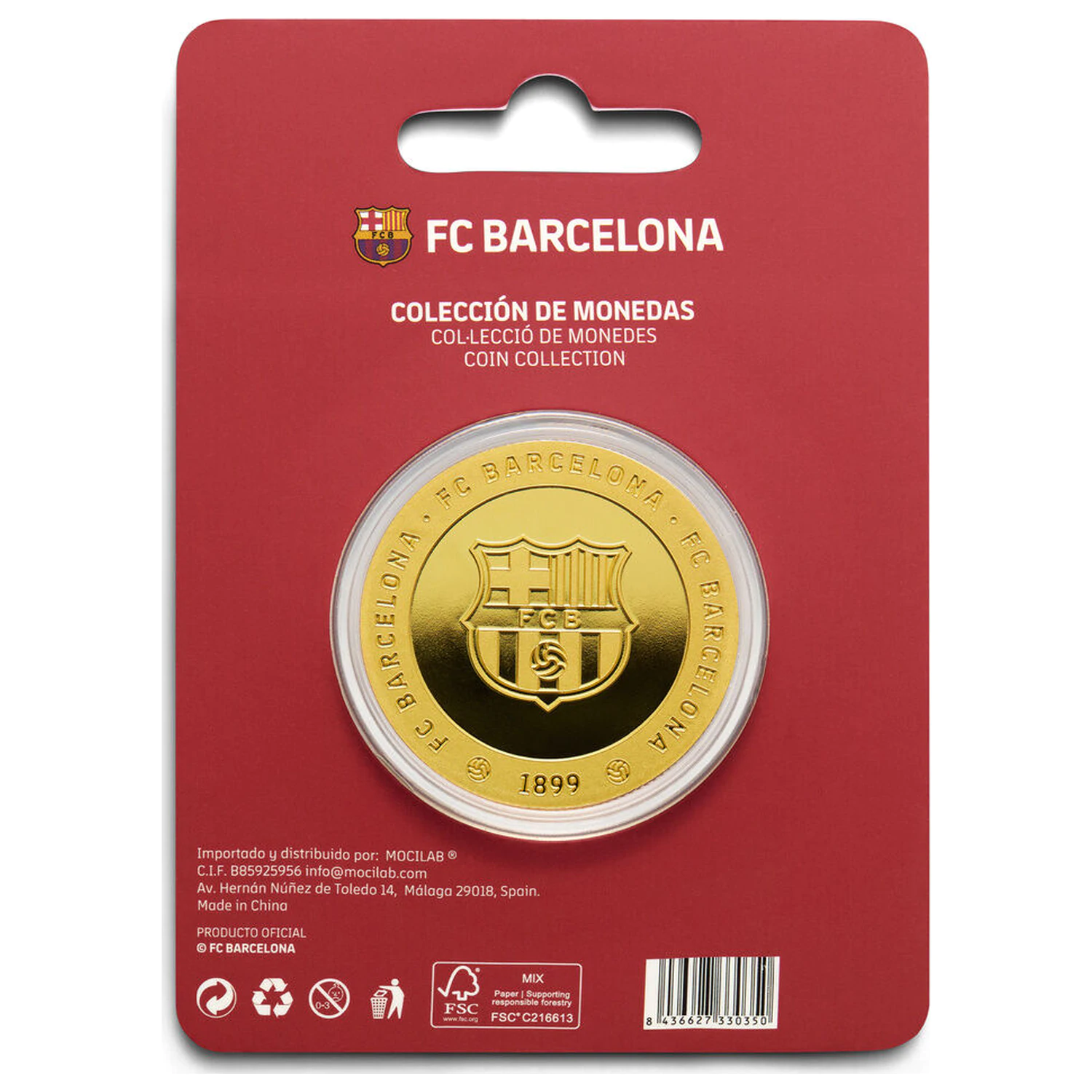F.C. Barcelona Barca pamětní mince fotografii produktu