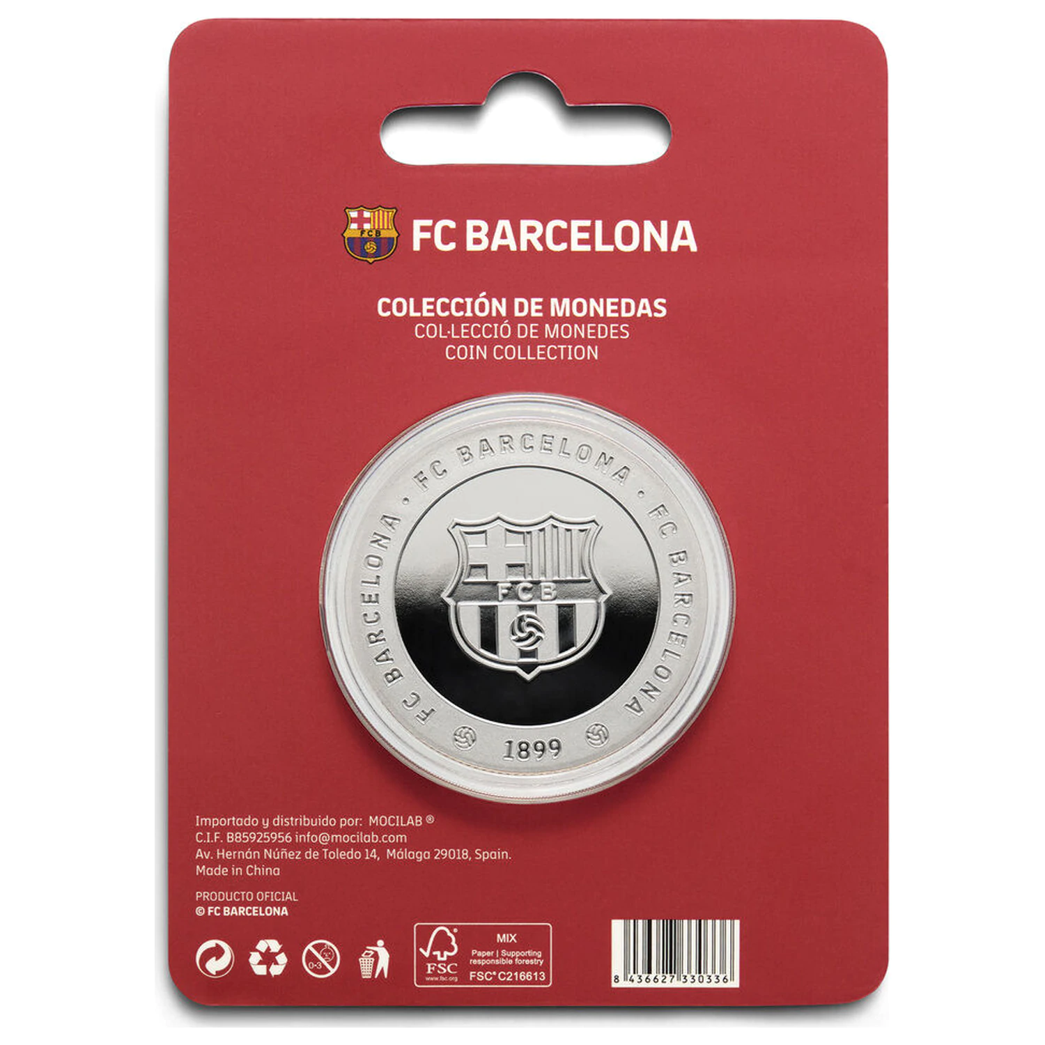 F.C. Barcelona Camp Nou pamětní mince fotografii produktu