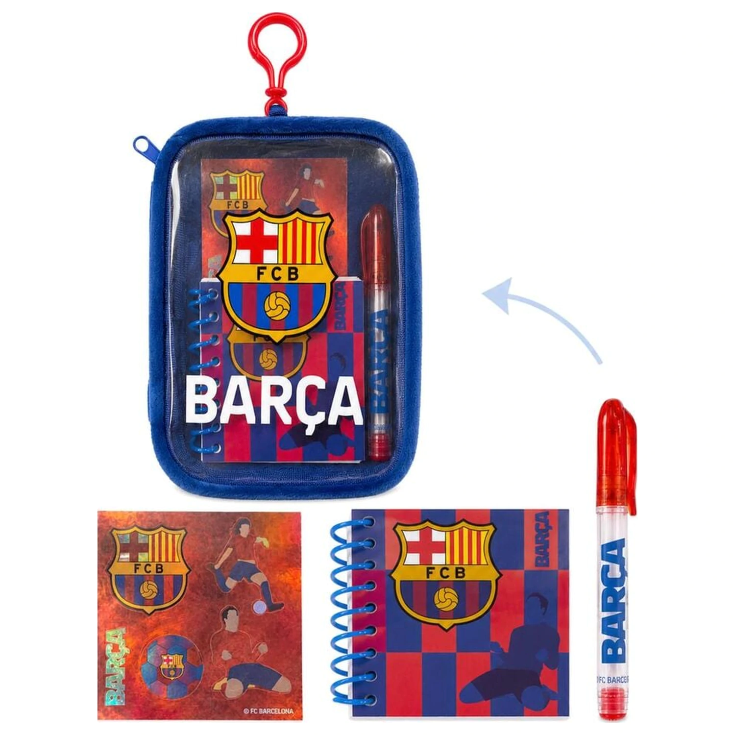F.C. Barcelona sada psacích potřeb fotografii produktu