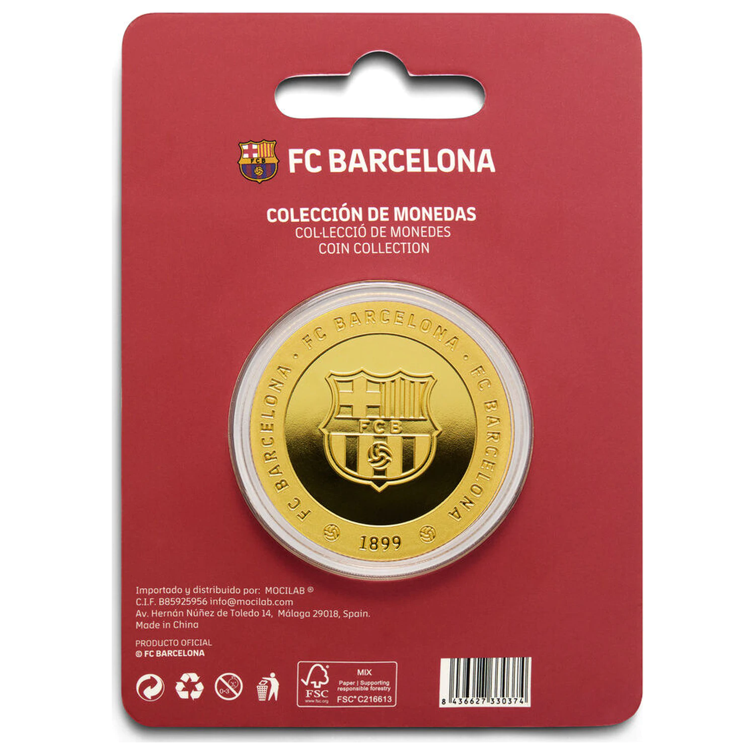 F.C. Barcelona Lamine Yamal pamětní mince fotografii produktu
