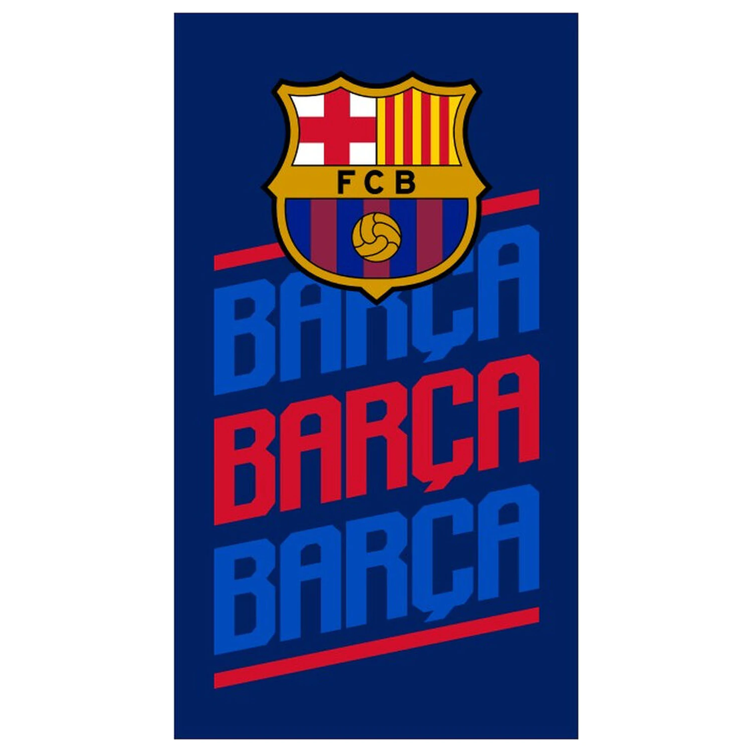 F.C Barcelona plážová osuška z mikrovlákna fotografii produktu