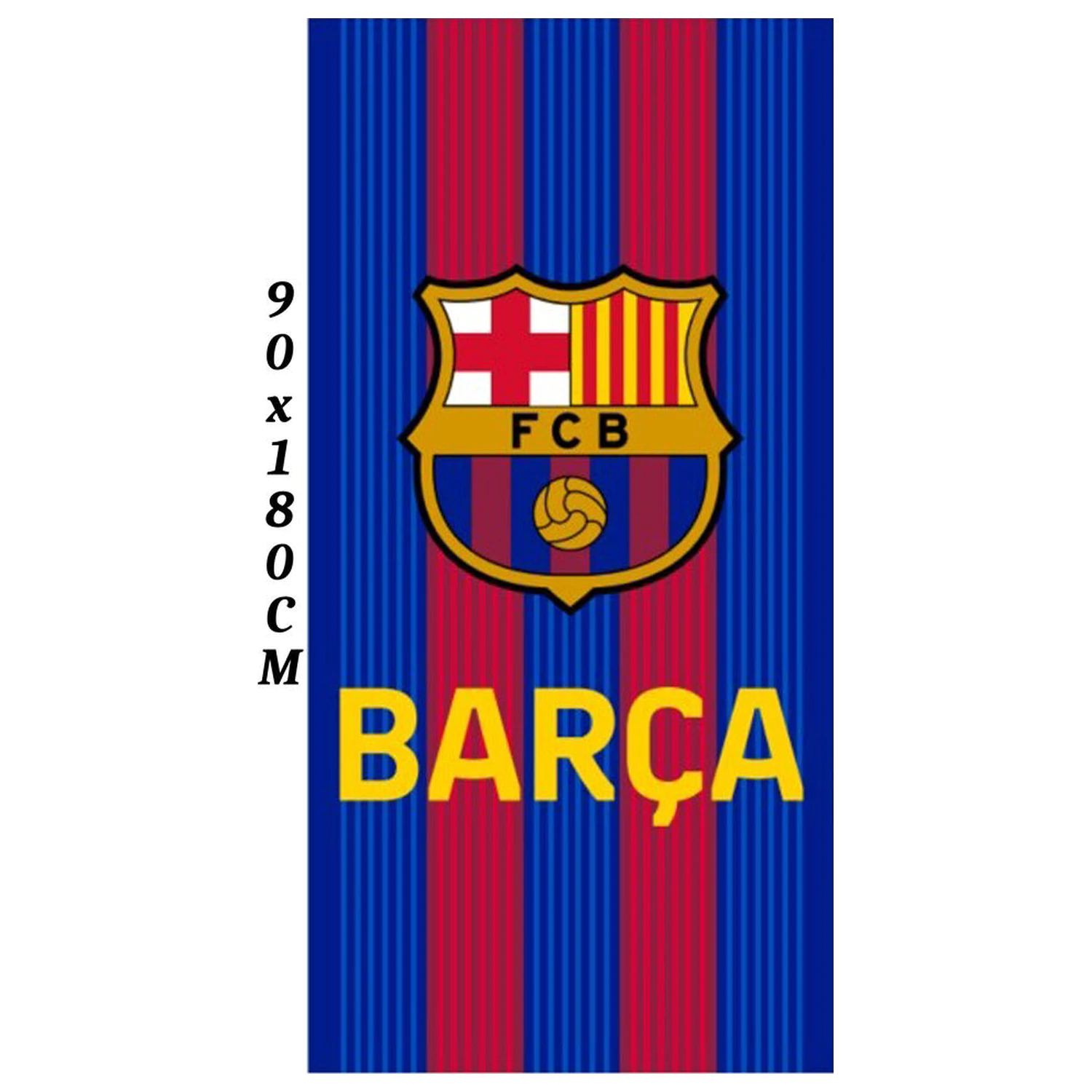F.C Barcelona plážová osuška z mikrovlákna fotografii produktu