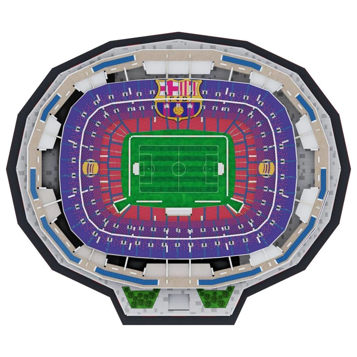 F.C. Barcelona New Spotify Camp Nou 3D puzzle stadion fotografii produktu