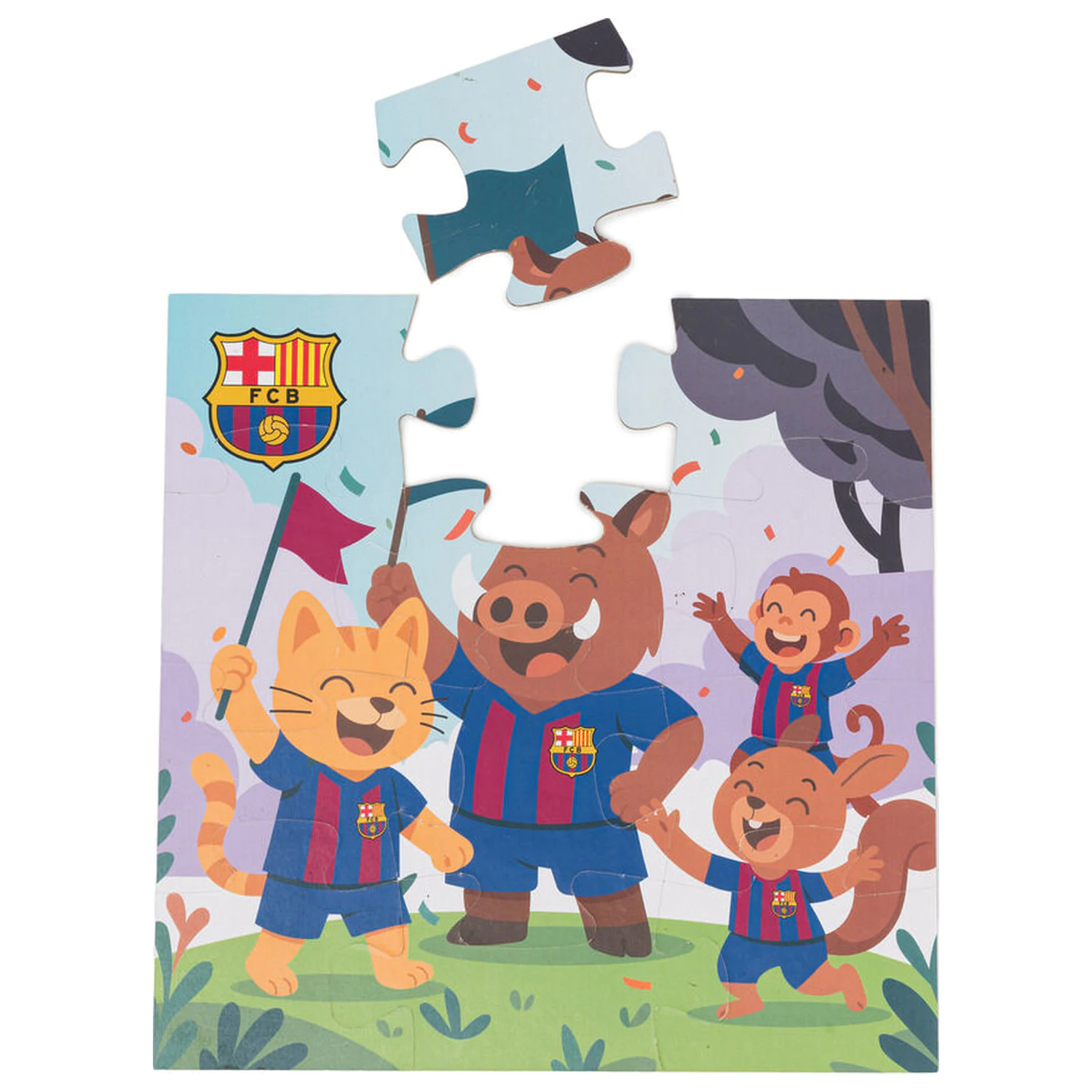 F.C. Barcelona puzzle 12 ks fotografii produktu