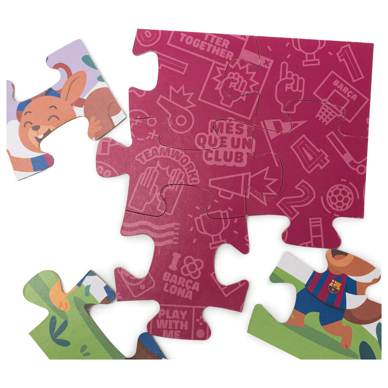 F.C. Barcelona puzzle 12 ks fotografii produktu