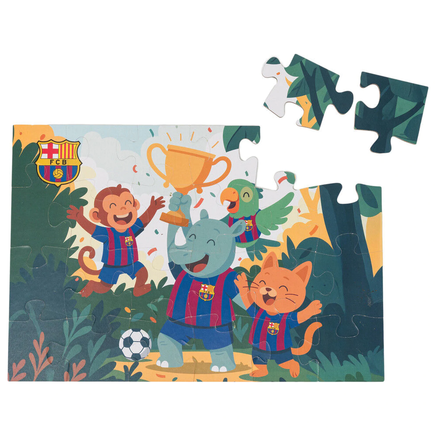 F.C. Barcelona puzzle 24 dílků fotografii produktu