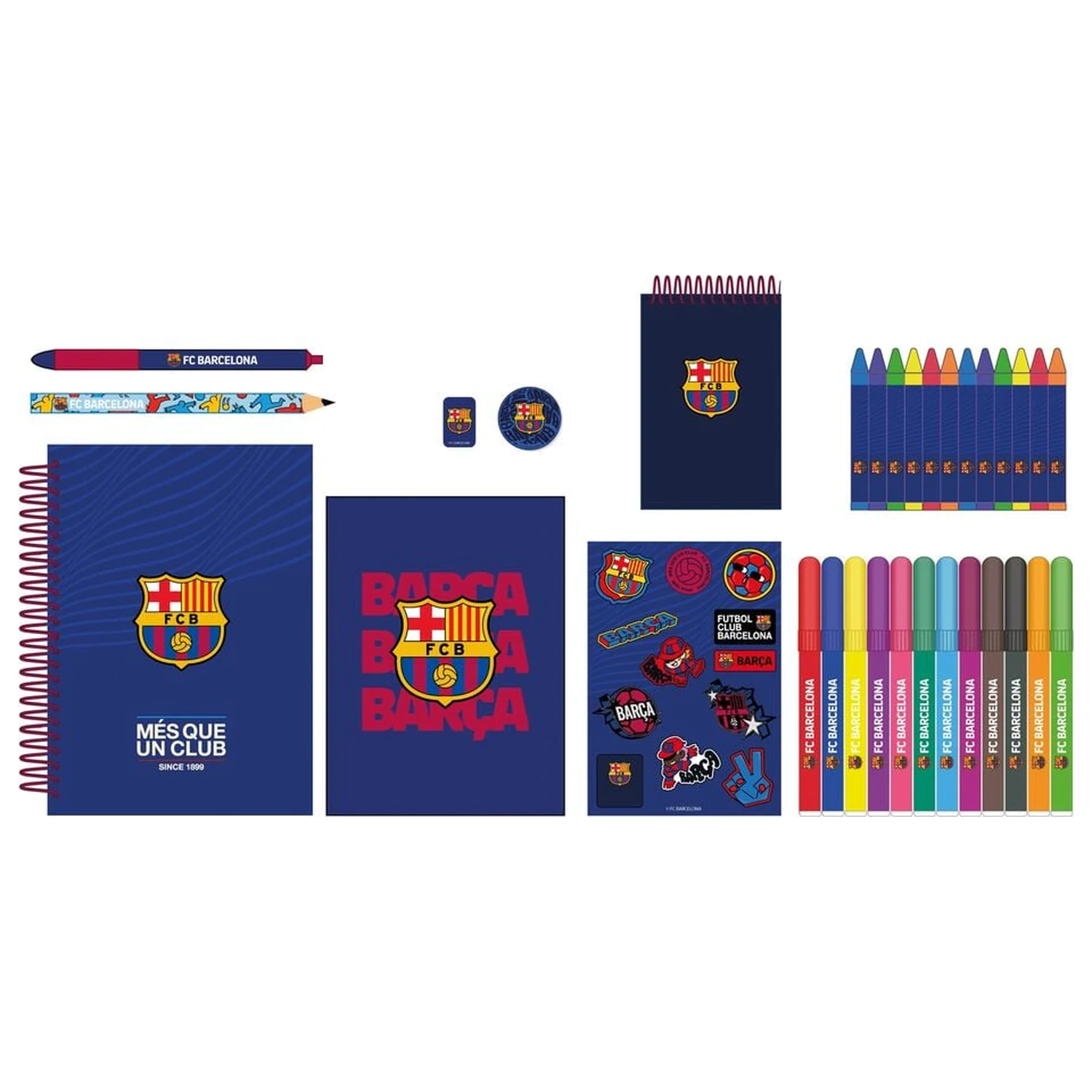 F.C. Barcelona Sada aktivit pro jeviště 43ks fotografii produktu