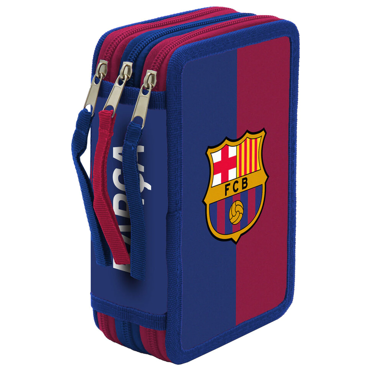 F.C. Barcelona trojité pouzdro na tužky fotografii produktu