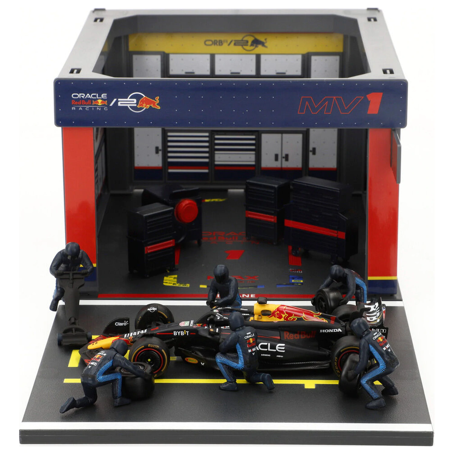 F1 Red Bull 2023 krabicové dioráma fotografii produktu