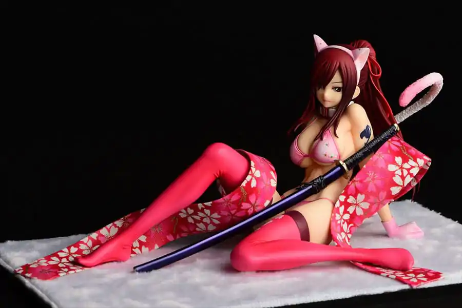 Fairy Tail Soška 1/6 Erza Scarlet - Cherry Blossom CAT Gravure_Style 13 cm fotografii produktu