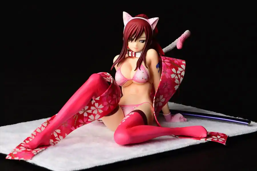 Fairy Tail Soška 1/6 Erza Scarlet - Cherry Blossom CAT Gravure_Style 13 cm fotografii produktu