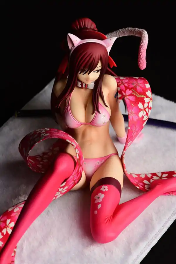 Fairy Tail Soška 1/6 Erza Scarlet - Cherry Blossom CAT Gravure_Style 13 cm fotografii produktu