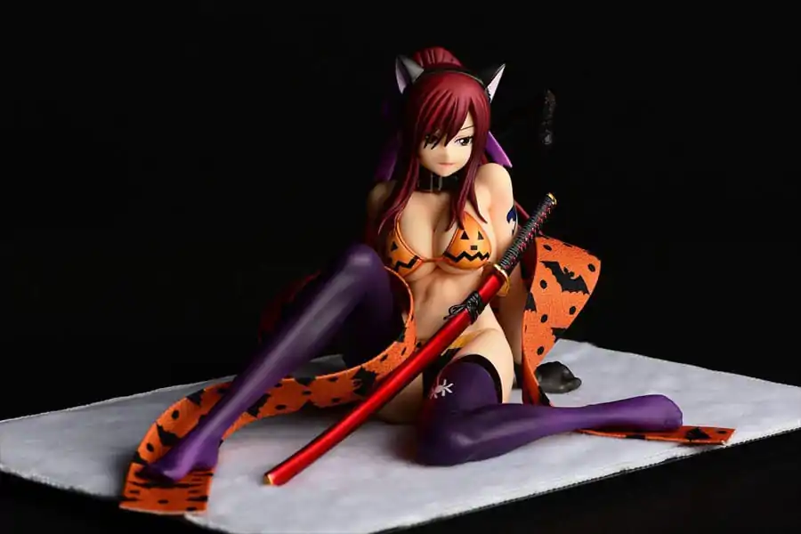 Fairy Tail Socha 1/6 Erza Scarlet - Halloween CAT Gravure_Style 13 cm fotografii produktu