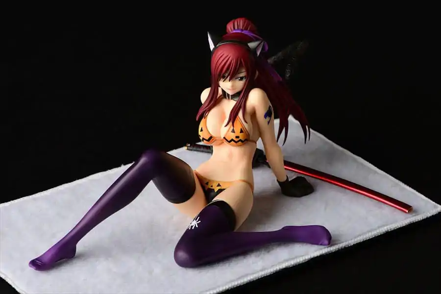 Fairy Tail Socha 1/6 Erza Scarlet - Halloween CAT Gravure_Style 13 cm fotografii produktu