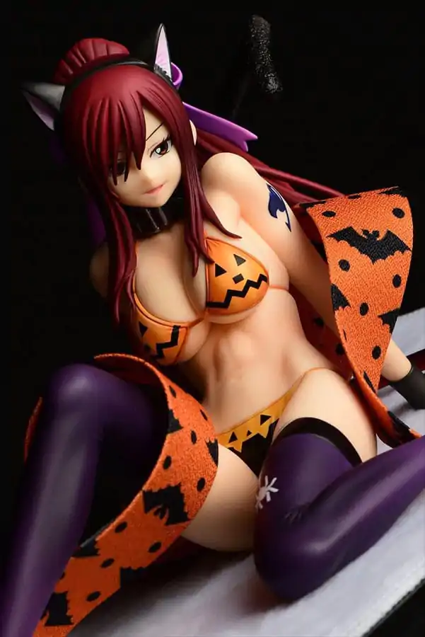 Fairy Tail Socha 1/6 Erza Scarlet - Halloween CAT Gravure_Style 13 cm fotografii produktu