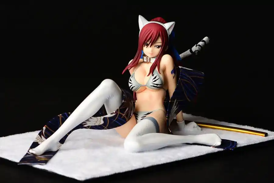 Fairy Tail Soška 1/6 Erza Scarlet - White Tiger CAT Gravure_Style 13 cm fotografii produktu