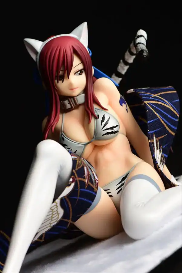 Fairy Tail Soška 1/6 Erza Scarlet - White Tiger CAT Gravure_Style 13 cm fotografii produktu