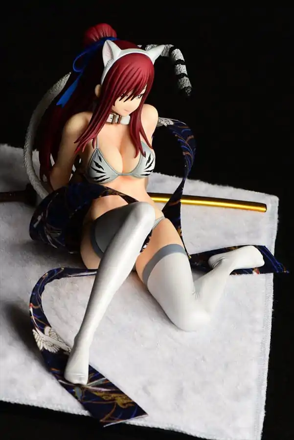 Fairy Tail Soška 1/6 Erza Scarlet - White Tiger CAT Gravure_Style 13 cm fotografii produktu