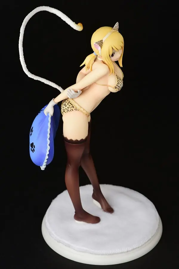 Fairy Tail Socha 1/6 Lucy Heartfilia - Leopardí potisk KOČKA Gravure_Style 25 cm fotografii produktu