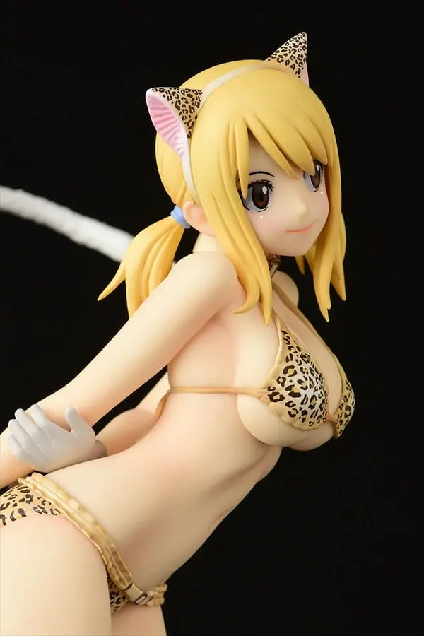 Fairy Tail Socha 1/6 Lucy Heartfilia - Leopardí potisk KOČKA Gravure_Style 25 cm fotografii produktu