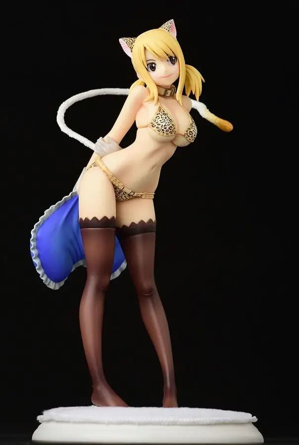 Fairy Tail Socha 1/6 Lucy Heartfilia - Leopardí potisk KOČKA Gravure_Style 25 cm fotografii produktu