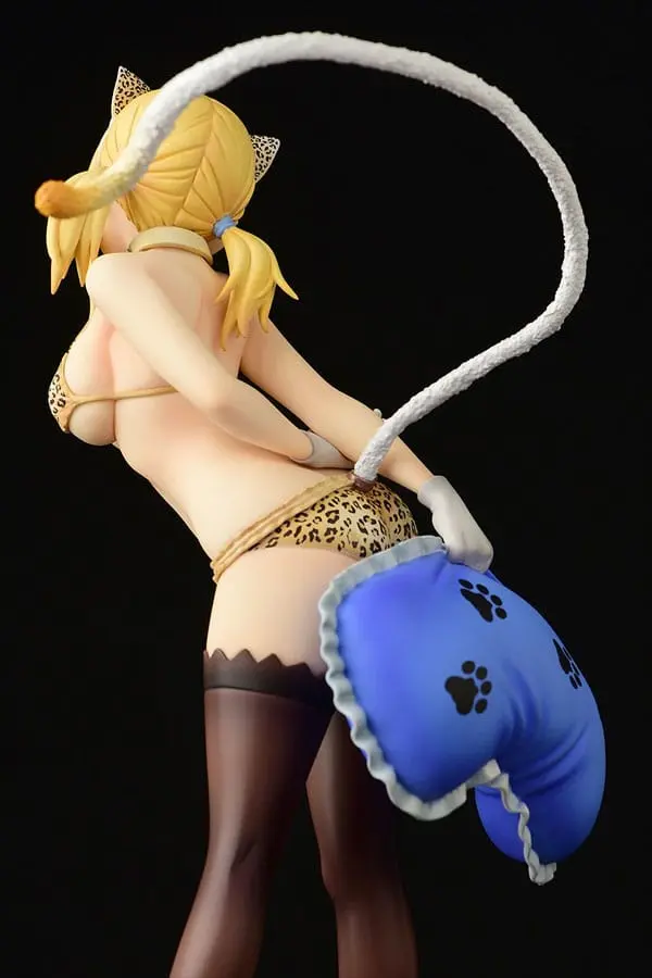 Fairy Tail Socha 1/6 Lucy Heartfilia - Leopardí potisk KOČKA Gravure_Style 25 cm fotografii produktu