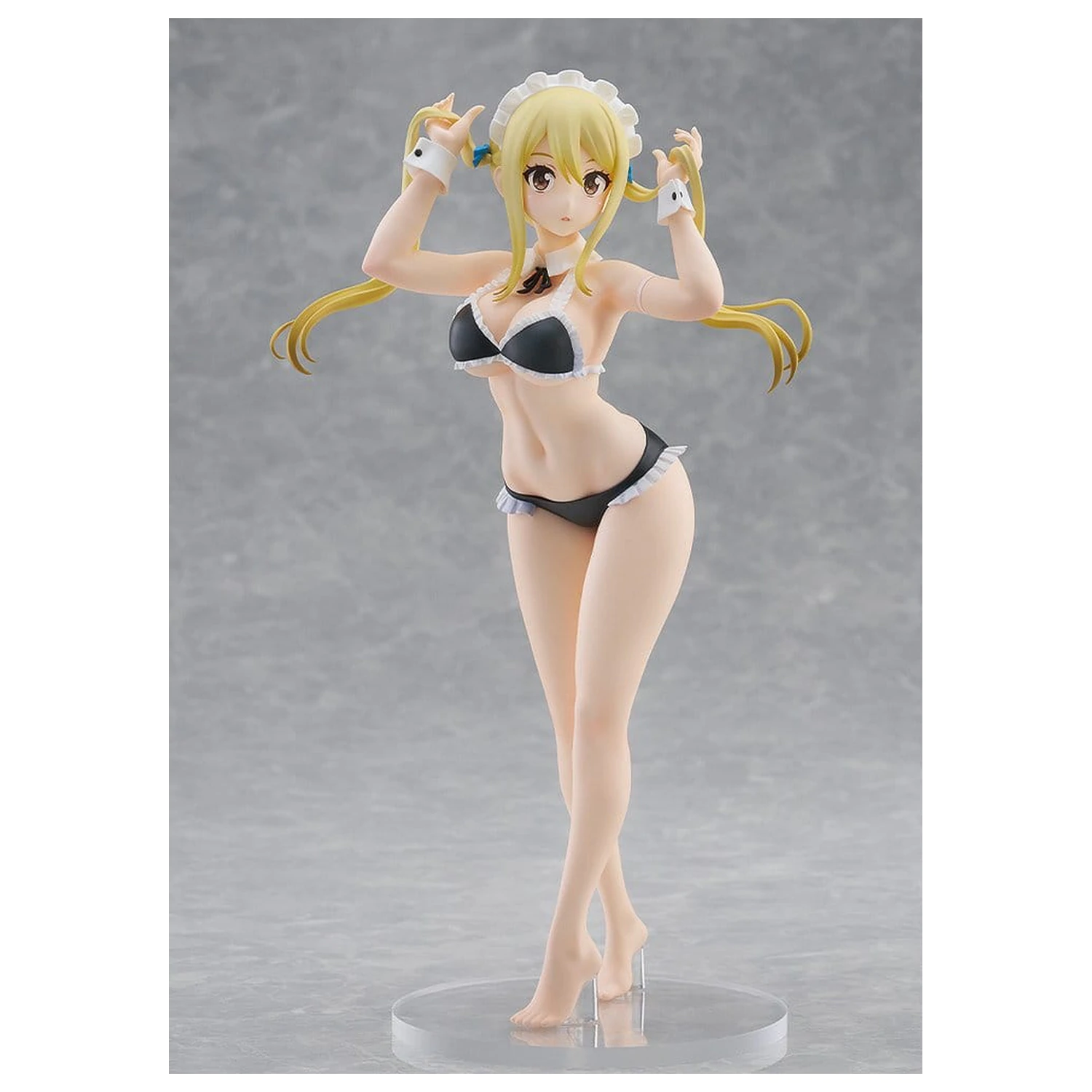Fairy Tail 100 Years Quest Beach Queens Pop Up Parade PVC socha Lucy Heartfilia: Virgo Form Swimsuit Ver. L Size 23 cm fotografii produktu