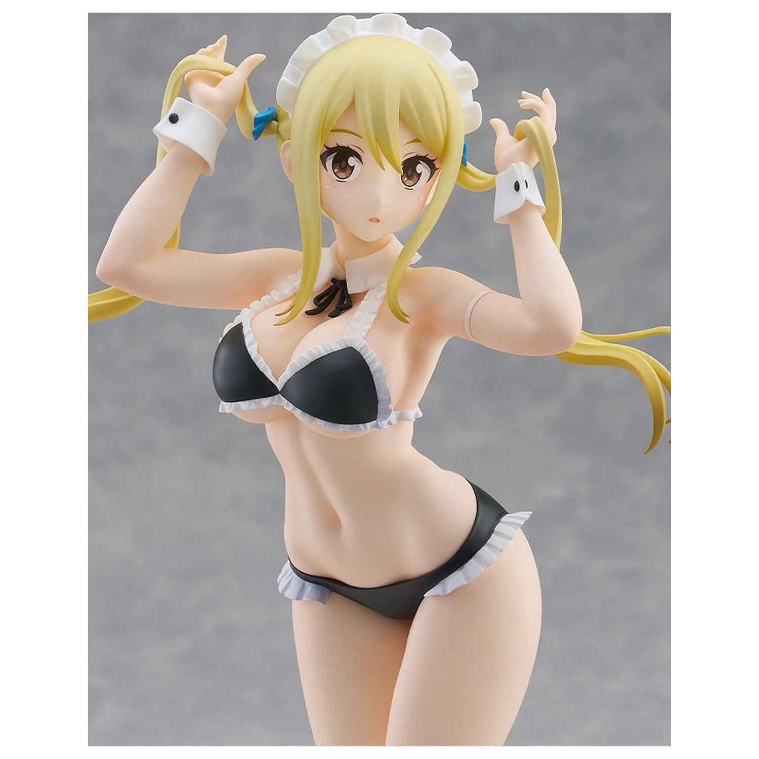 Fairy Tail 100 Years Quest Beach Queens Pop Up Parade PVC socha Lucy Heartfilia: Virgo Form Swimsuit Ver. L Size 23 cm fotografii produktu
