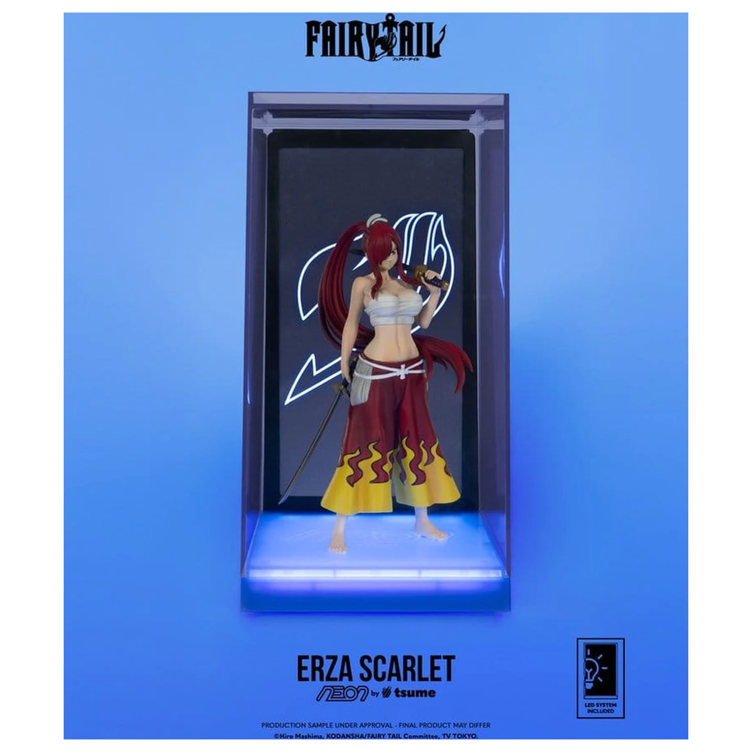 Fairy Tail Neon Figurka 1/9 Erza Scarlet 25 cm fotografii produktu