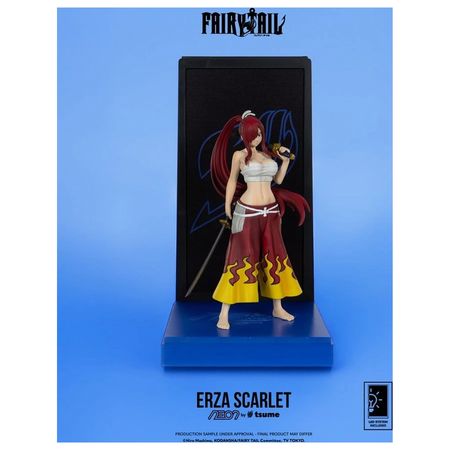 Fairy Tail Neon Figurka 1/9 Erza Scarlet 25 cm fotografii produktu