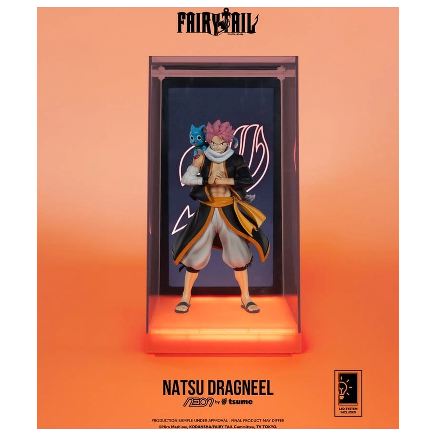 Fairy Tail Neon Figurka 1/9 Natsu Dragneel 25 cm fotografii produktu