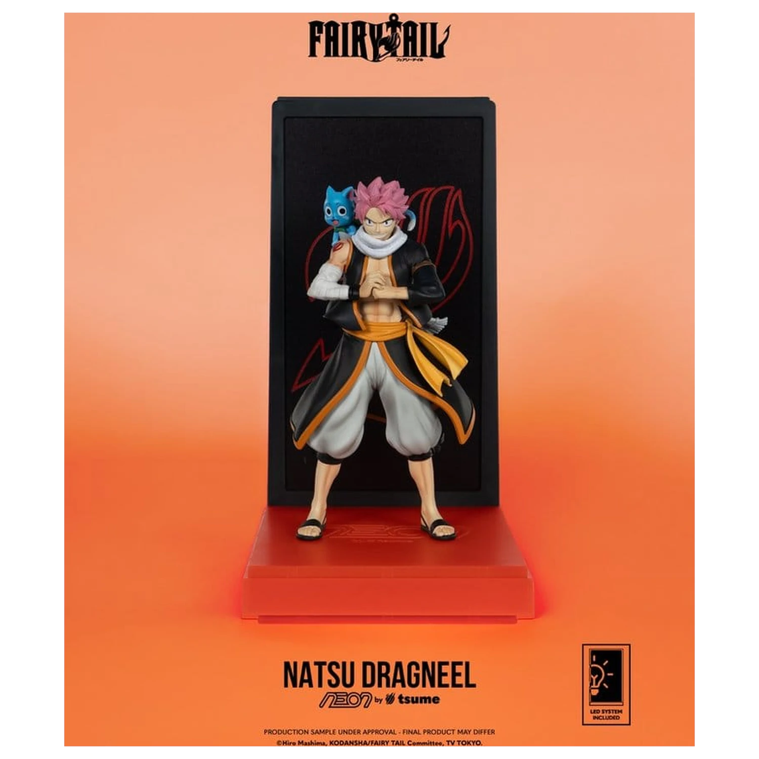 Fairy Tail Neon Figurka 1/9 Natsu Dragneel 25 cm fotografii produktu