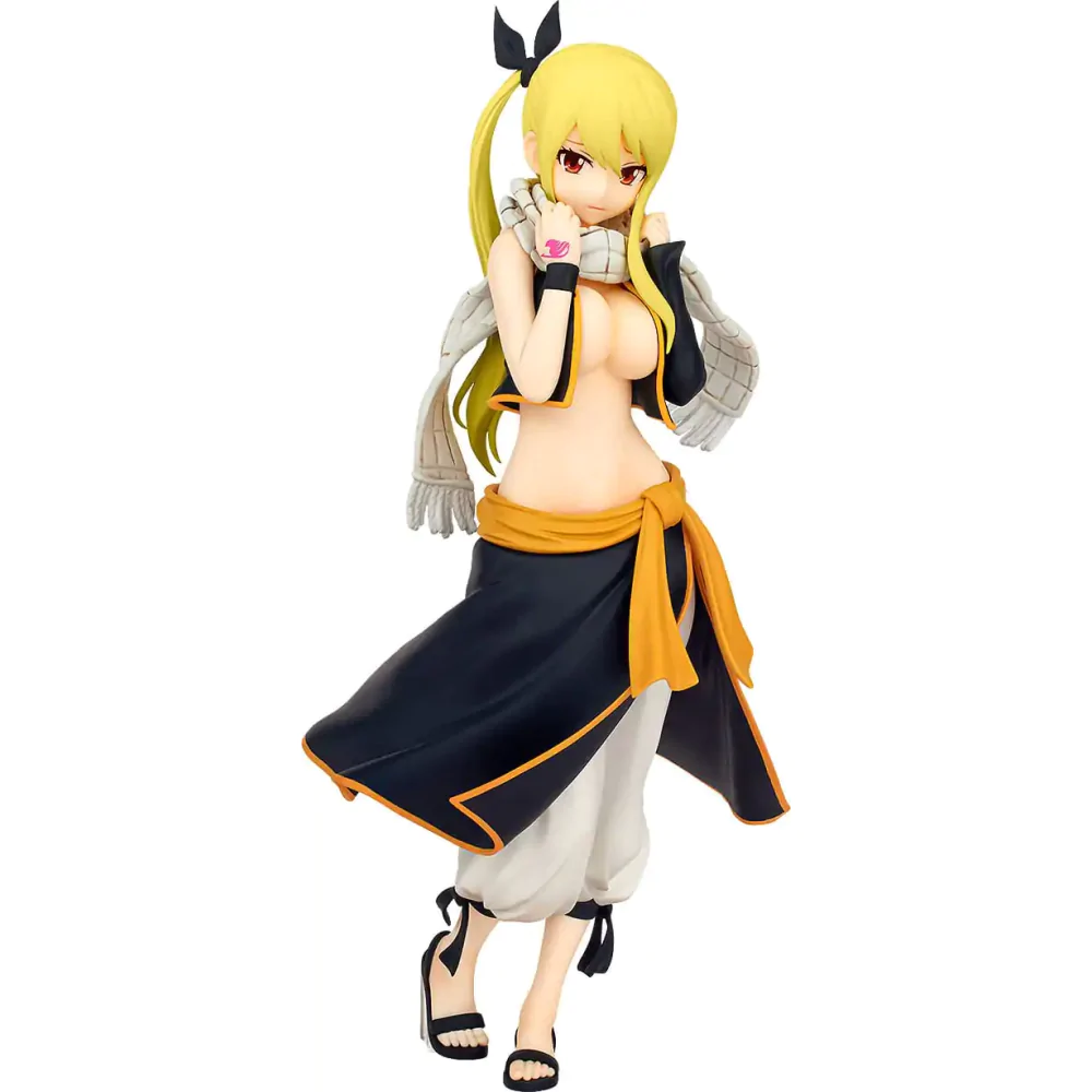Fairy Tail Pop Up Parade PVC Soška Lucy Heartfilia Natsu Costume Ver. L Velikost 22 cm fotografii produktu
