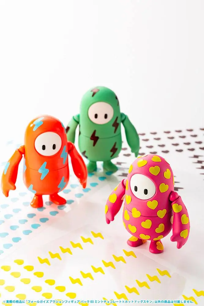 Fall Guys: Ultimate Knockout akční figurka 1/20 balení 03 Mint Chocolate / Hot Dog Skin 8 cm fotografii produktu