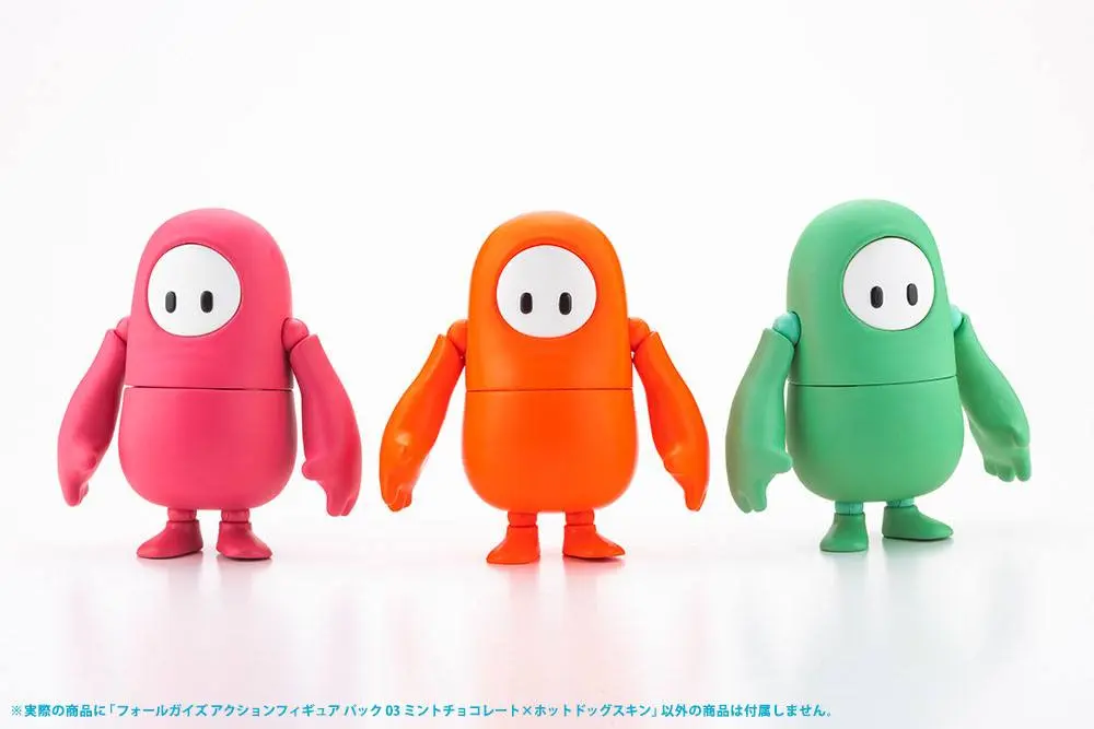 Fall Guys: Ultimate Knockout akční figurka 1/20 balení 03 Mint Chocolate / Hot Dog Skin 8 cm fotografii produktu